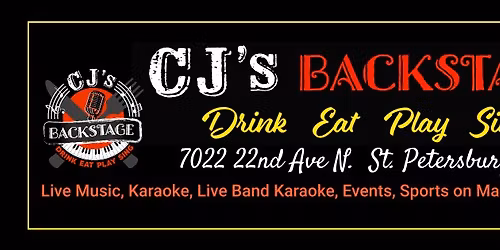 \ud83c\udfa7 Hospitality Thursdays at CJ\u2019s Backstage \u2013 DJ Dance Music & Late-Night Karaoke! \ud83c\udfa4\ud83c\udf7b