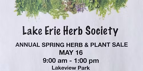 Lake Erie Herb Society Plant Sale