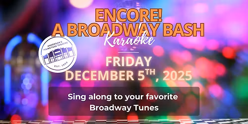 Encore! A Broadway Bash Karaoke Night