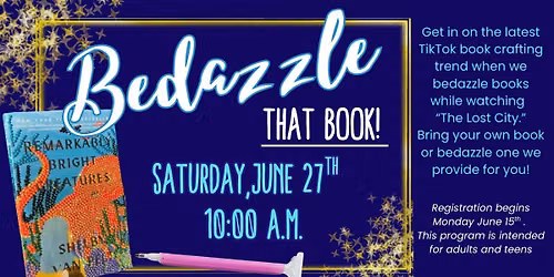 Bedazzle That Book