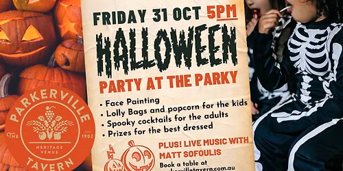 Halloween Party at The Parky