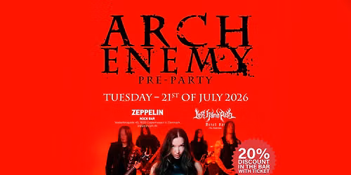 Arch Enemy pre-party @Left Hand Path
