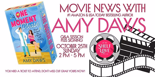 One Moment Please: Amy Daws Book Event