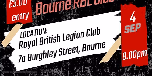 The Eccentric Renegades at Royal British Legion Club, Bourne