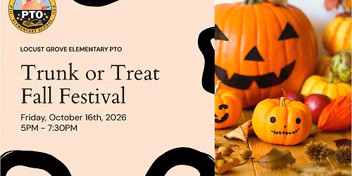 Locust Grove Elementary Trunk or Treat Fall Festival