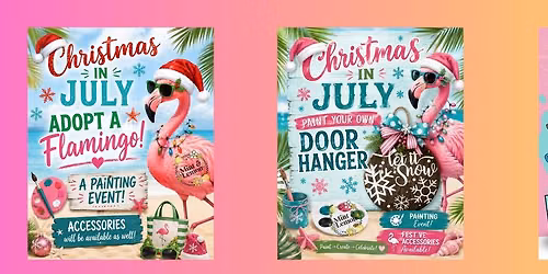 Flamingle All The Way- Christmas In July
