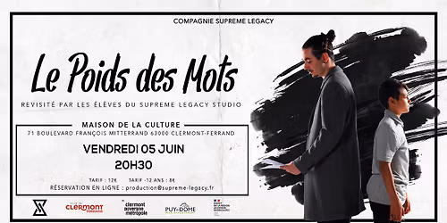Supreme Legacy Studio | spectacle Le Poids des Mots