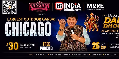 Falguni Pathak Dandiya Dhoom in Chicago