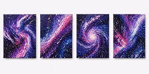 Kids Galaxy Paint Pour Workshop