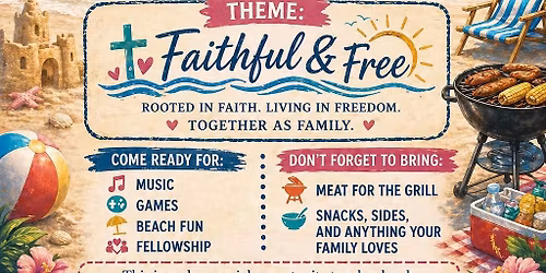 Faithful & Free Family Beach Day
