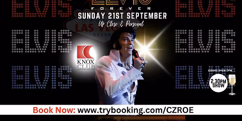 Damian Mullin In Elvis Forever Up Close & Personal