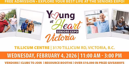 FREE Victoria Young at Heart Seniors Expo