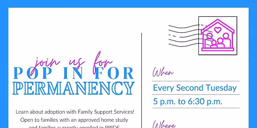 Pop In for Permanency \ud83d\udcda August 2026 Adoption Information Event