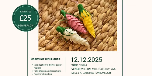 Paper pinecone  workshop 