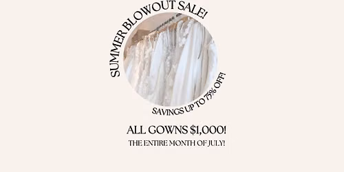 July Blowout Sale: Save up to 75%
