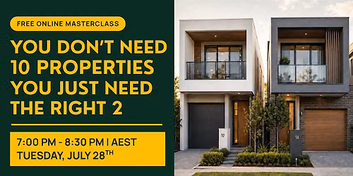 You don\u2019t need 10 properties. You just need the right 2