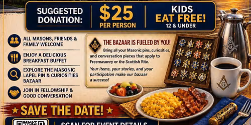 O.C. Scottish Rite 2026 Fellowship Breakfast
