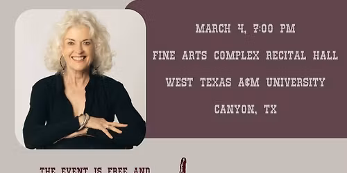 CSAW Lecture: "Dust to Dust: Summoning Ghosts and Writing Novels" by Texas author Clara Sneed