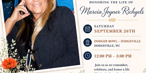 Celebration of Life for Marcia Joyner Richgels