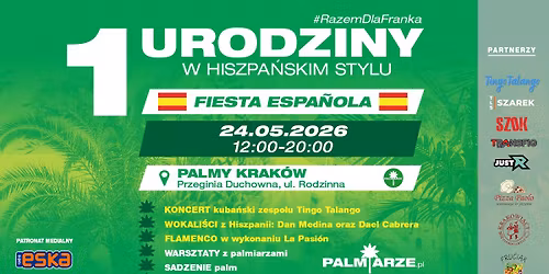 1 URODZINY Palmiarzy\ud83c\udf34FIESTA ESPA\u00d1OLA \ud83c\uddea\ud83c\uddf8 Arty\u015bci z Hiszpanii, TAPAS BAR \ud83d\ude0d #RazemDlaFranka   