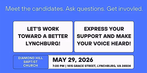 CVYD Lynchburg City Council Candidate Meet & Greet