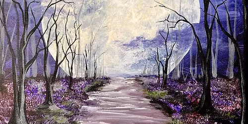 Paint and Sip Event - Lavender Moonlight