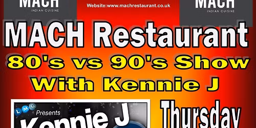 80\u2019s v 90\u2019s performed by Kennie J