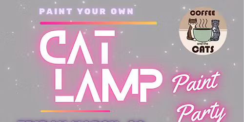 Paint Your Own Cat Lamp
