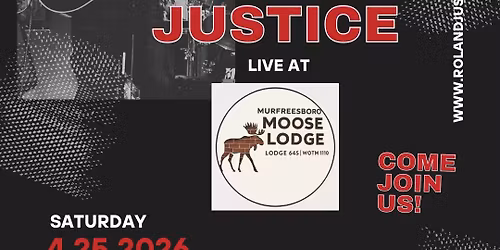 Roland Justice @ Murfreesboro Moose Lodge #645