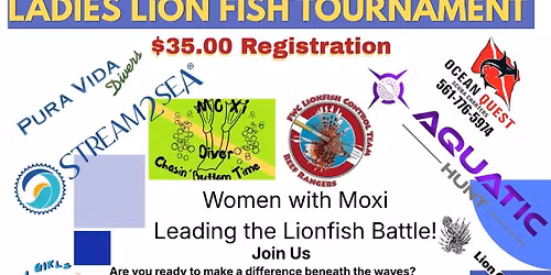 LADIES LION FISH HUNT