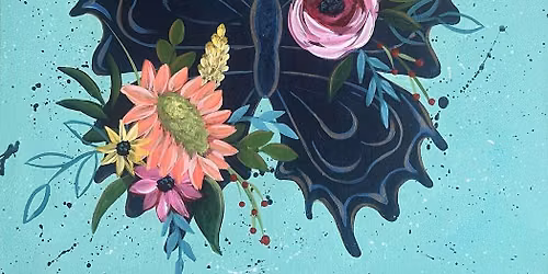 Paint and Sip: Blossoming Butterfly