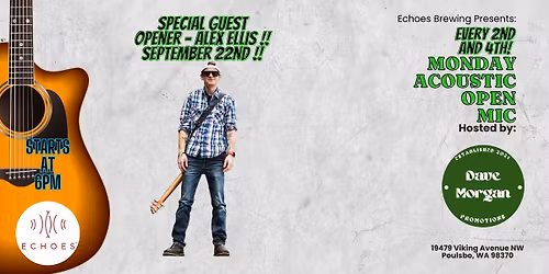 DMP's 2nd and 4th Monday Acoustic Open Mic!!!