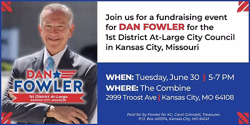 Fowler for KC Fundraiser 