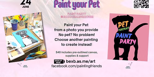 Paint your Pet Paint Party