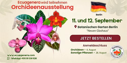 Ecuagenera nimmt an der Orchideenausstellung teil! \ud83c\udf3f\u2728