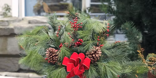 Make It and Take It: Porch Pot with Christmas Greens