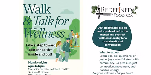 Walk & Talk for Wellness Beginning January 12, 2026