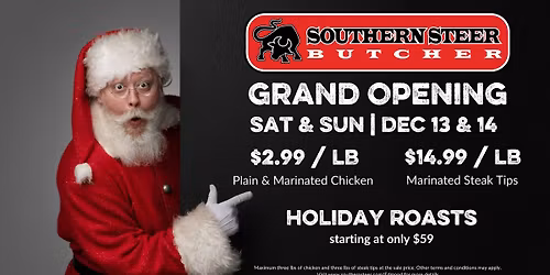 Southern Steer Butcher Edmond Grand Opening Weekend