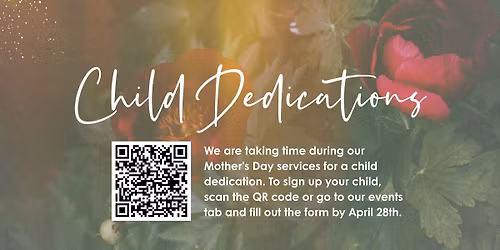 Child Dedications on Mother's Day