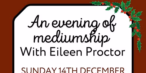 An evening of Mediumship with Eileen Proctor