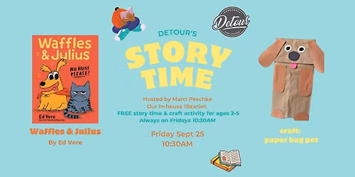 Detour Doughnuts Story Time- Waffles & Julius