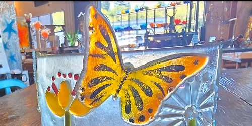 3D Freestanding Fused Glass Mosaic