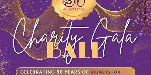 Kidneys for Life Charity Gala Ball celebrating 50 years of Kidneys for Life