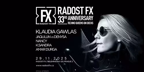 FX33: TECHNO QUEENS ON DECKS w\/ KLAUDIA GAWLAS