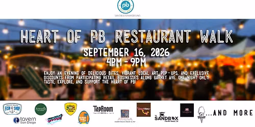 HeART of PB Restaurant Walk