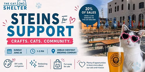 Steins for Support at Urban Chestnut Midtown