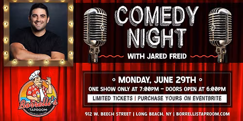 Jared Freid Comedy Night @Borrelli's Taproom