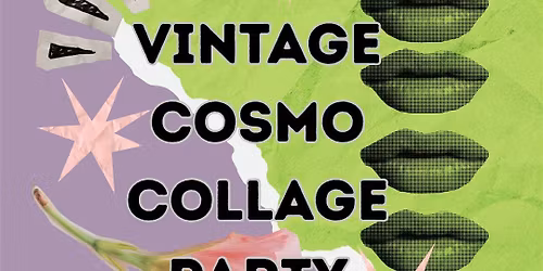 Vintage Cosmopolitan Collage Party