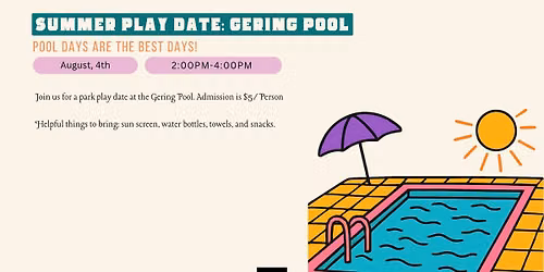 Summer Play Date: Gering Pool