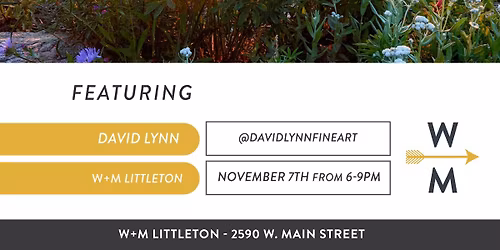 First Friday in Littleton Featuring Artist and Photographer David Townsend